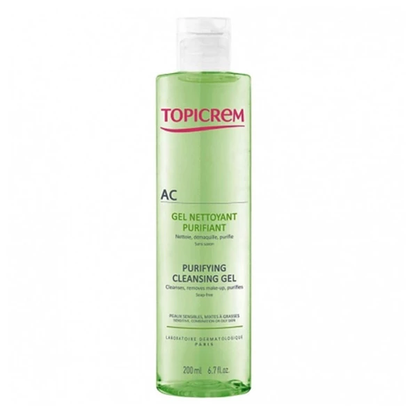 Topicrem AC Purifying Cleansing Gel 200 ml ürün görseli 1