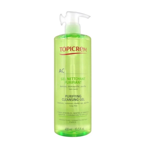 Topicrem AC Purifying Cleansing Gel 400 ml ürün görseli 1