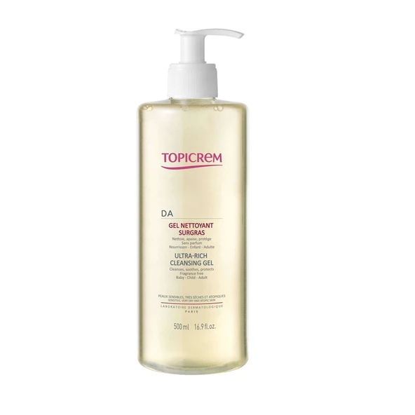 Topicrem DA Ultra Rich Cleansing Gel 500 ml ürün görseli 1