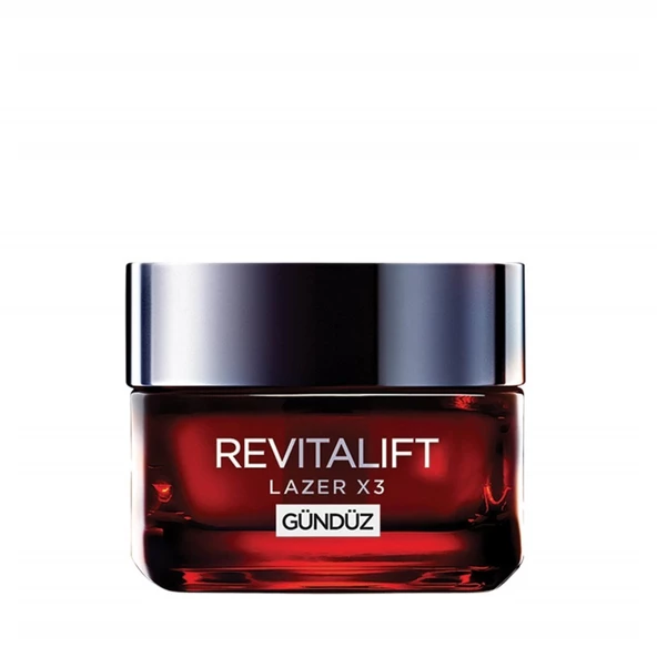 L'Oreal Paris Dermo Revitalift Laser X3 Yoğun Yaşlanma Karşıtı Gündüz Kremi 50 ml ürün görseli 1