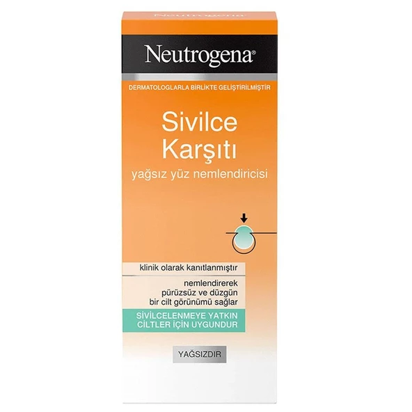 Neutrogena Nemlendirici Sivilce Karşıtı Yağsız 50 ml ürün görseli 1