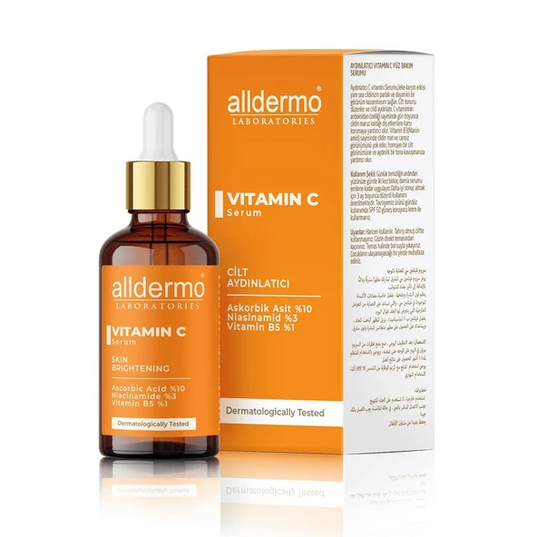 Alldermo Vitamin C Cilt Aydınlatıcı Serum 30 ml ürün görseli 1