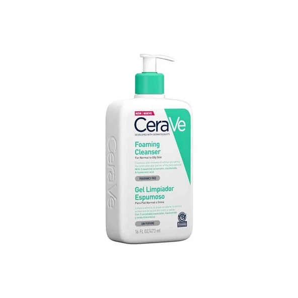 Cerave Foaming Cleanser Normal & Yağlıya Dönük Ciltler İçin 473 ml ürün görseli 1