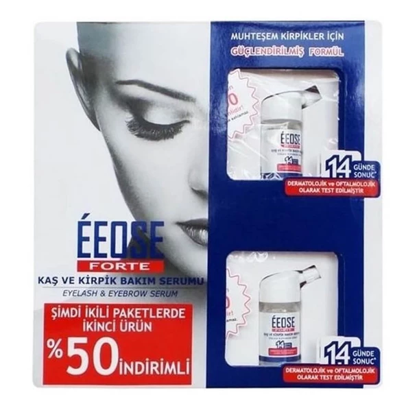 Eeose Forte Kaş ve Kirpik Bakım Serumu (İkinci Ürün %50 İndirimli) ürün görseli 1