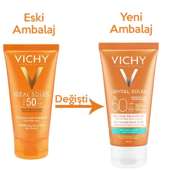 Vichy Ideal Soleil BB Karma & Yağlı Ciltler Bronz Ton Emülsiyon SPF50 50 ml ürün görseli 1