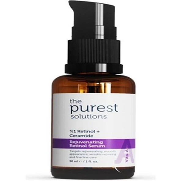 The Purest Solutions Vita-A Rejuvenating Retinol Serum (%1 Retinol + Ceramide) 30 ml ürün görseli 1