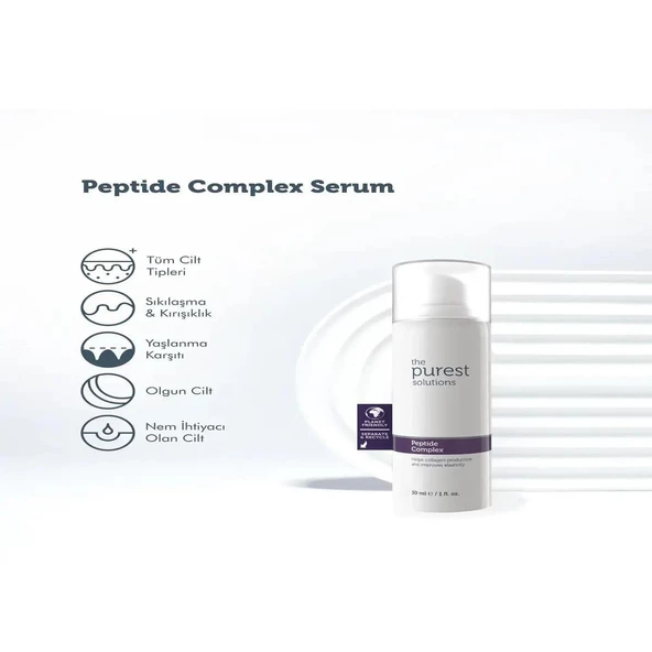 The Purest Solutions Peptit İçerikli Yaşlanma Karşıtı Cilt Bakım Serumu 30 ml (Peptide Complex) ürün görseli 1