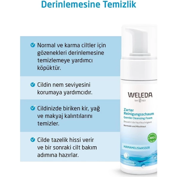 Weleda Derinlemesine Temizleme Köpüğü 150 ml ürün görseli 1