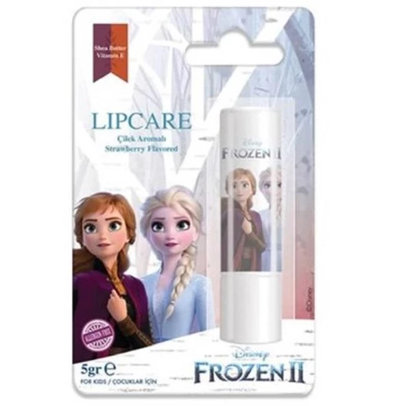 Disney Frozen II Dudak Koruyucu Lip Care Çilek Beyaz ürün görseli 1