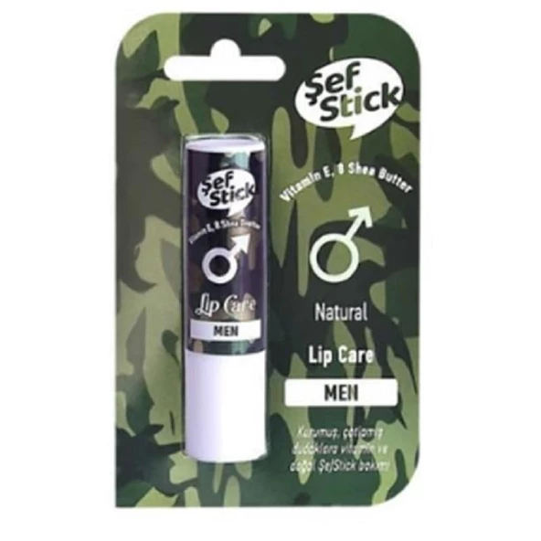 Şef Stick Lip Care Natural Men - Resim 2