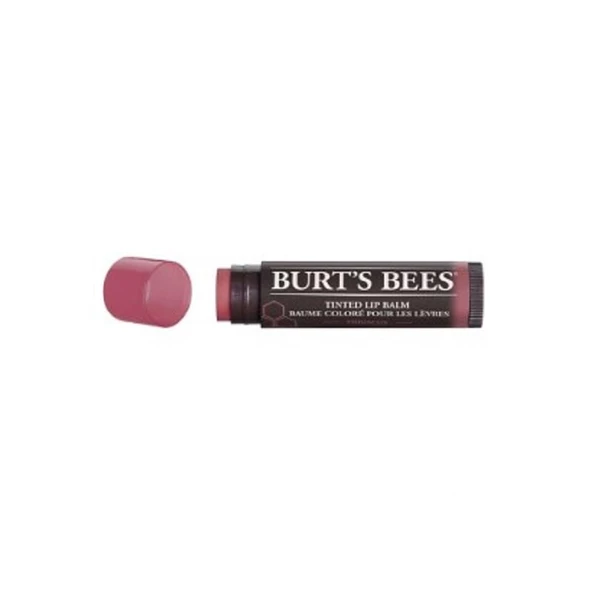 Burt's Bees Tinted Lip Balm - Hibiscus - Resim 3