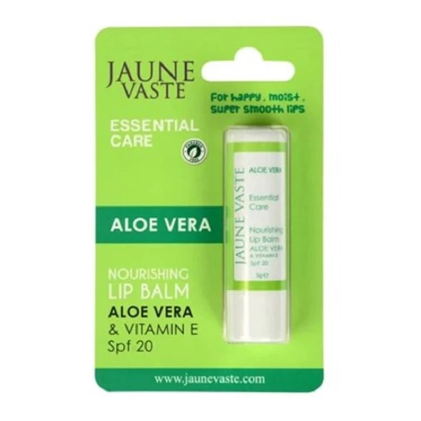 Jaune Vaste Aloe Vera & E Vitamini Lip Stick 5 gr ürün görseli 1