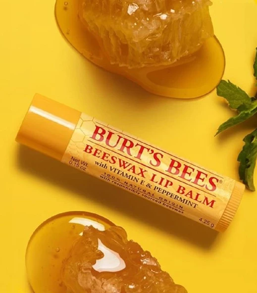 Burt's Bees  Beeswax & Vanilla 2'li Lip Balm - Resim 3