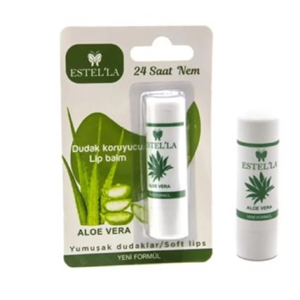 Estella Lip Balm Aloe Veralı - Resim 2