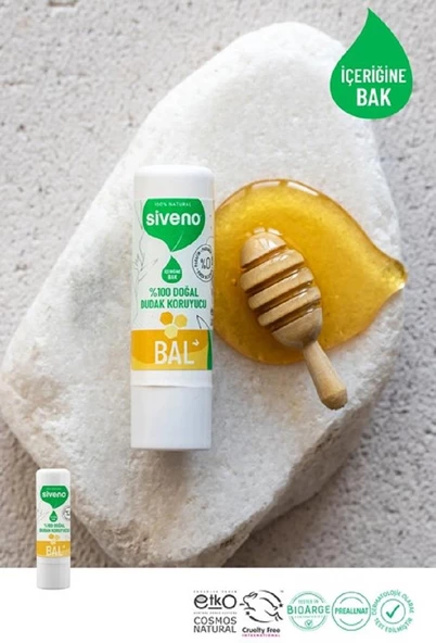 Siveno Lip Dudak Kremi Bal 6 gr - Resim 4