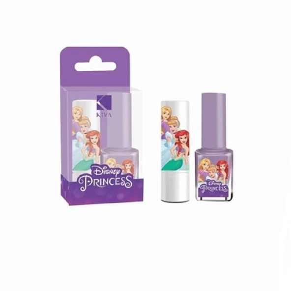 Disney Princess Lisanslı Dudak Koruyucu + Oje ürün görseli 1