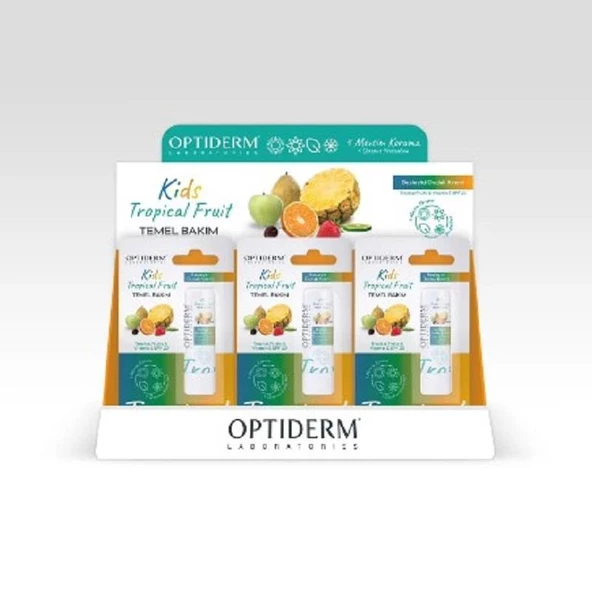 Optiderm Lip Stick Kids SPF20+ - 12'li Stand ürün görseli 1