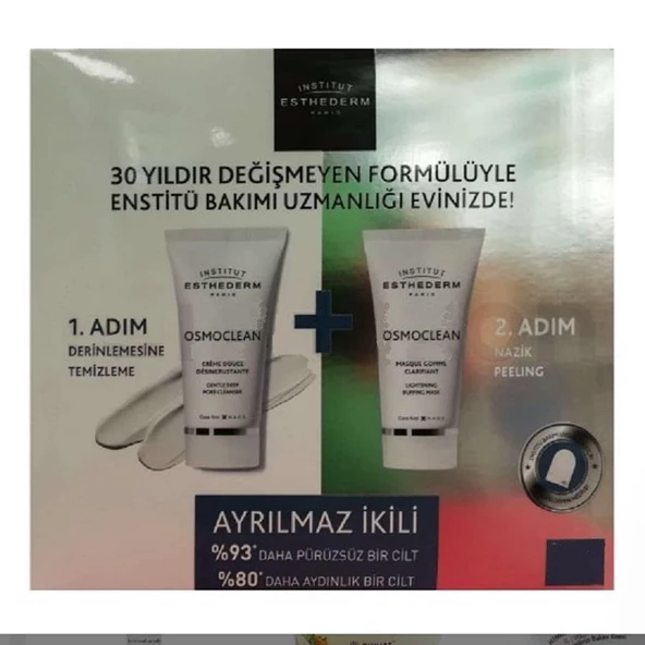 Institut Esthederm Ayrılmaz İkili - Deep Pore Cleanser 75 ml + Gentle Buffing Cream 75 ml ürün görseli 1
