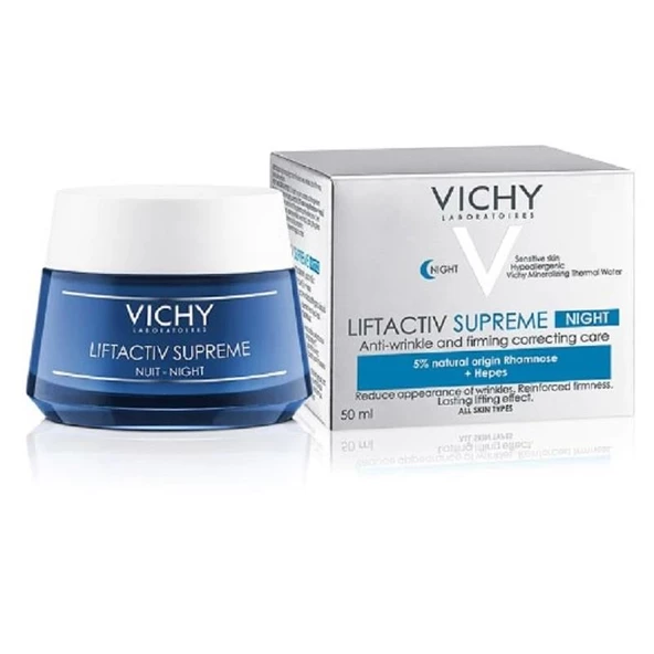 Vichy Liftactiv Supreme Gece Bakım Kremi 50 ml ürün görseli 1