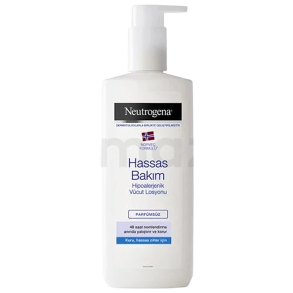 Neutrogena Hassas Bakım Vücut Losyonu Parfümsüz 400 ml ürün görseli 1
