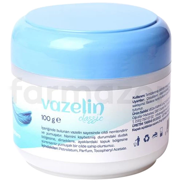 Vegaderm Vazelin Classic 100 gr ürün görseli 1