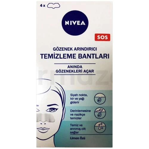 Nivea Gözenek Arındırıcı Temizleme Bantları 4'lü ürün görseli 1