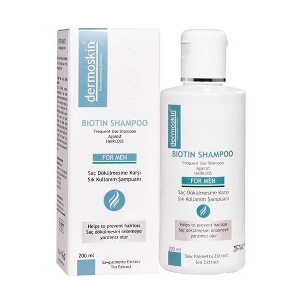 Dermoskin Biotin Şampuan Erkekler İçin 200 ml ürün görseli 1