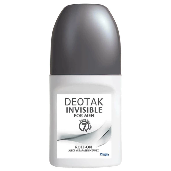 Deotak Roll-On Deodorant Invisible For Men 35 ml ürün görseli 1