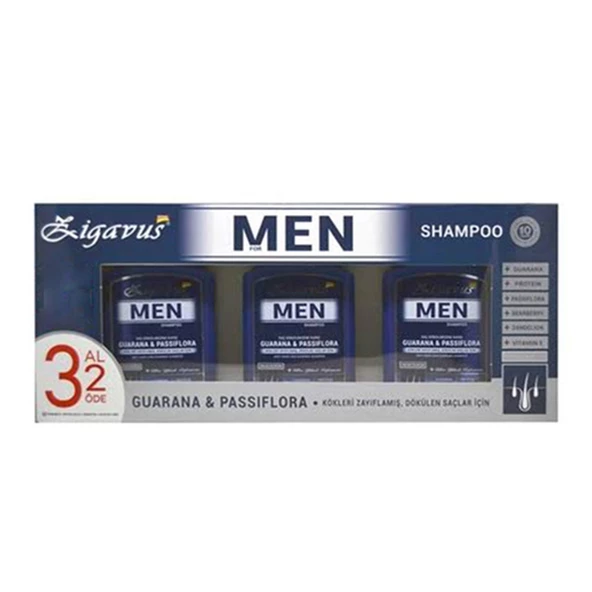 Zigavus Men Şampuan 300 ml 3 Al 2 Öde ürün görseli 1