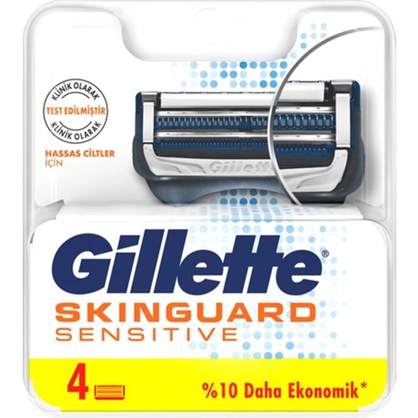 Gillette Skinguard Yedek Tıraş Bıçağı 4'lü ürün görseli 1