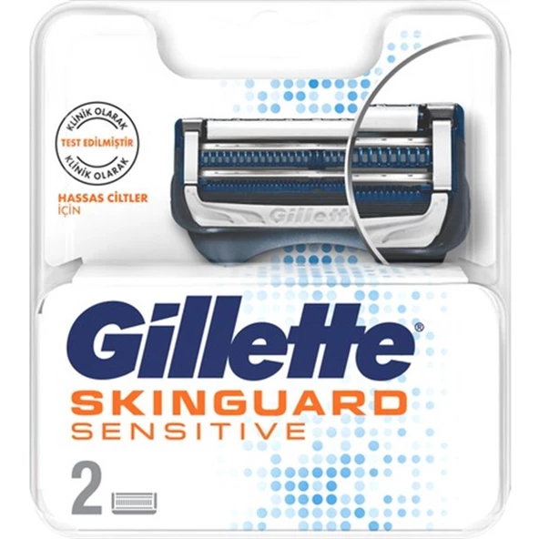 Gillette Skinguard Yedek Tıraş Bıçağı 2'li ürün görseli 1