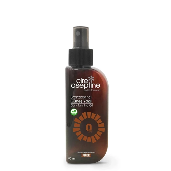 Cire Aseptine Bronzlaştırıcı Güneş Yağı SPF0 200 ml ürün görseli 1