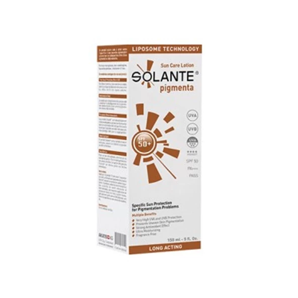 Solante Pigmenta Sun Care Lotion SPF50+ 150 ml ürün görseli 1