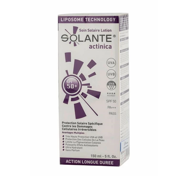 Solante Actinica Sun Care Losyon SPF50 150 ml ürün görseli 1