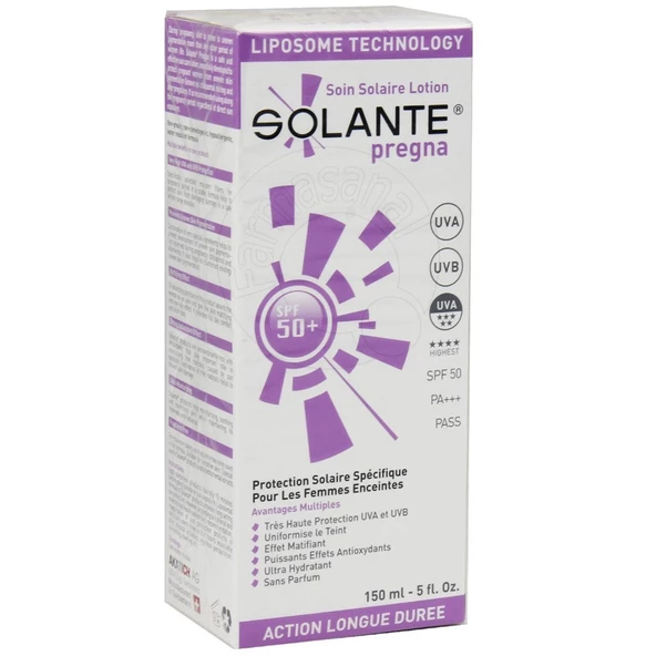Solante Pregna Hamilelere Özel Güneş Losyonu SPF50 150 ml ürün görseli 1