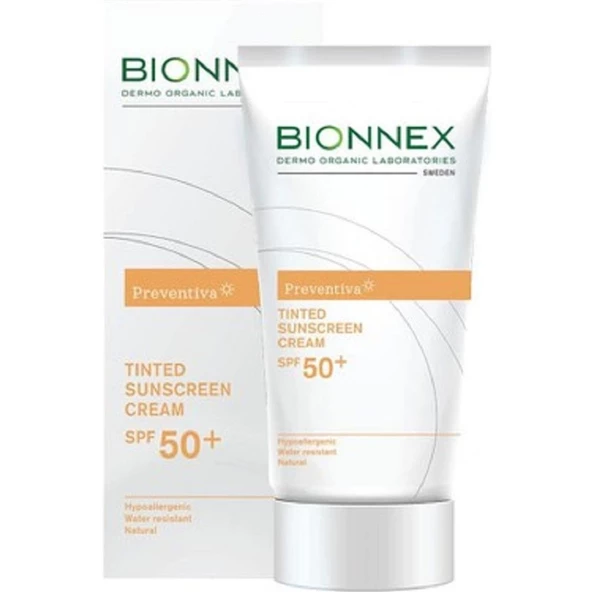 Bionnex Preventiva Tinted Sunscreen Cream SPF50+ 50 ml - Resim 2
