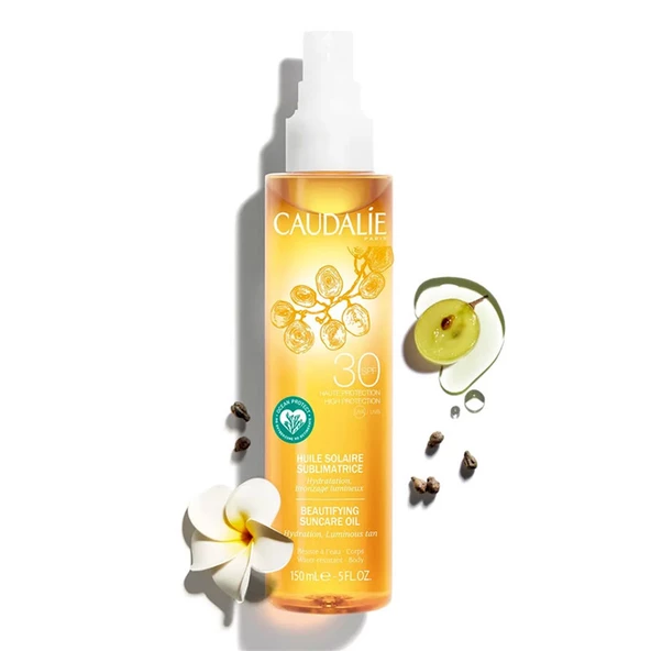 Caudalie Güzelleştirici Güneş Koruyucu Yağ SPF 30 150 ml ürün görseli 1