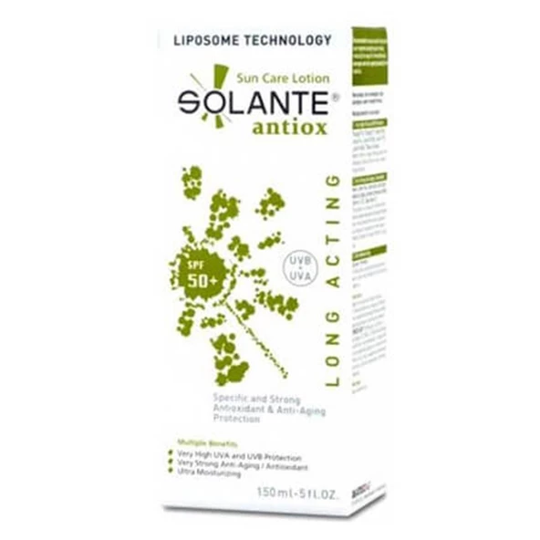 Solante Antiox Sun Care Losyon SPF50 150 ml ürün görseli 1