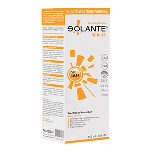 Solante Gold Güneş Koruyucu Krem SPF50+ 150 ml ürün görseli 1
