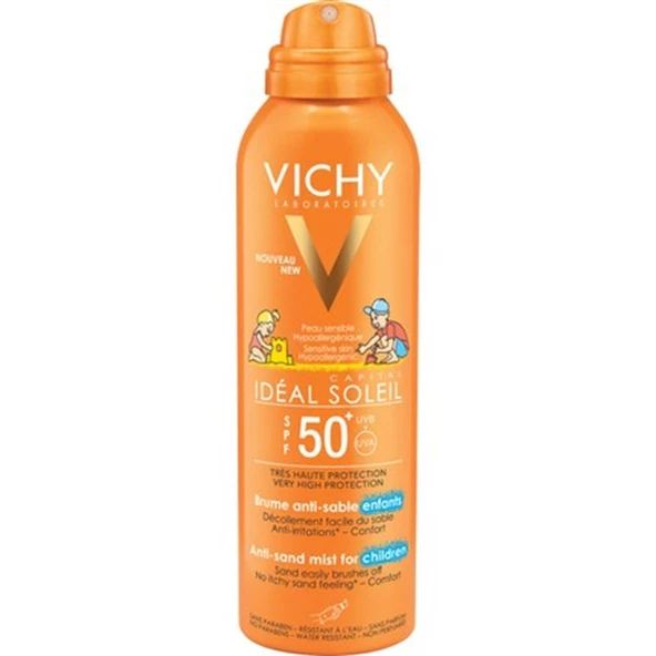 Vichy Capital Ideal Soleil Çocuklar için Kum Yapışmalarına Karşı Çok Yüksek Korumalı Sprey SPF50 200 ml ürün görseli 1