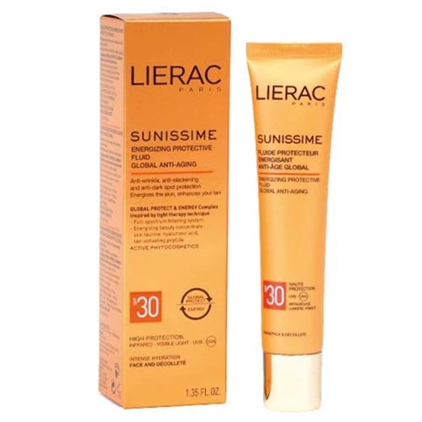 Lierac Paris Sunissime Energizing Protective Fluid SPF30 40 ml ürün görseli 1