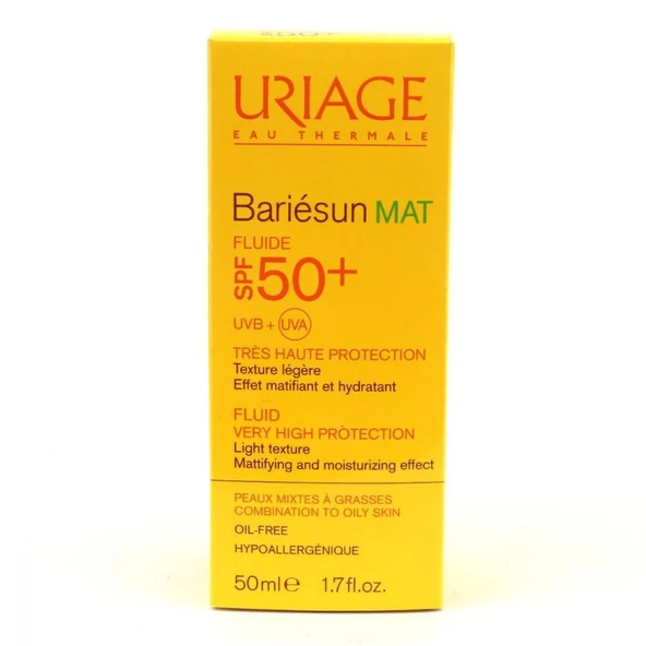 Uriage Bariesun Matifying Fluid SPF50+ 50 ml ürün görseli 1