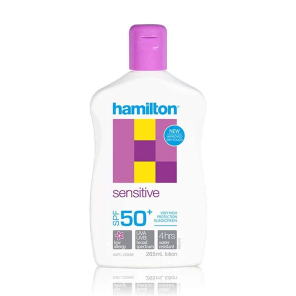 Hamilton Sensitive SPF50+ Losyon 265 ml ürün görseli 1