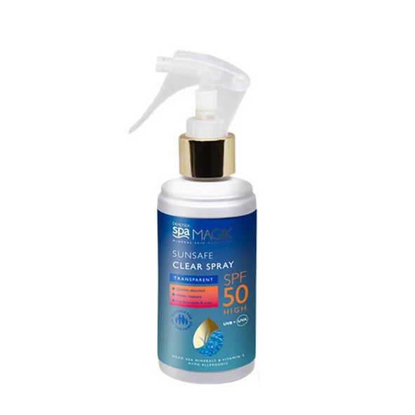 Dead Sea Spa Magik Sunsafe Clear Spray SPF50 150 ml ürün görseli 1