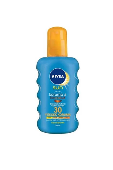 Nivea Sun Güneş Spreyi Koruma & Bronzluk SPF30 200 ml ürün görseli 1