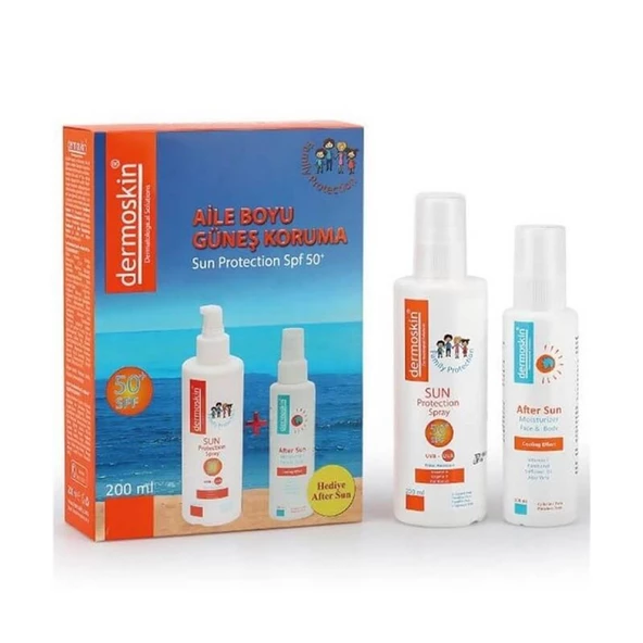 Dermoskin Sun Protection SPF50 200 ml - After Sun Hediyeli ürün görseli 1