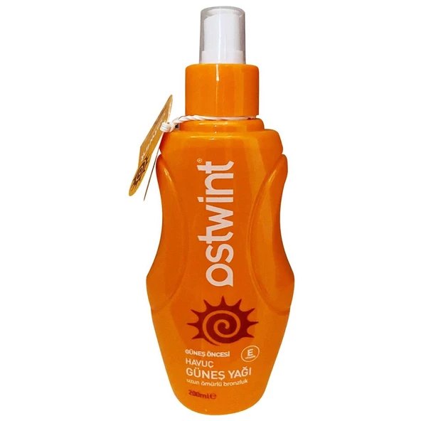 Ostwint Havuç Özlü Bronzlaştırıcı Güneş Yağı 200 ml ürün görseli 1