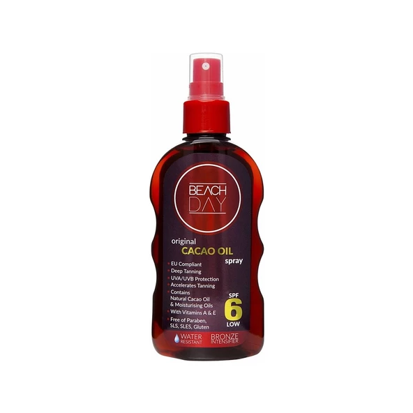 Beach Day Cacao Oil Sprey SPF6 150 ml ürün görseli 1