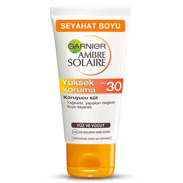 Garnier Ambre Solaire Koruyucu Süt Yüz & Vücut için SPF50 50 ml ürün görseli 1