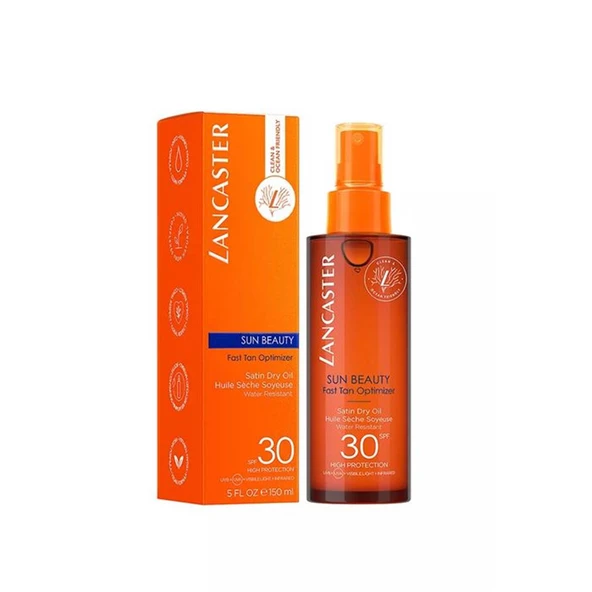 Lancaster Sun Beauty Satin Dry Oil SPF30 150 ml ürün görseli 1